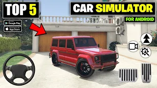 Top 5 Open World Car Driving Games For Android 2025 Car Simulator Games