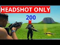 How To Make A SHOTGUN HEADSHOT ONLY MAP In Fortnite Creative for headshot box fights maps Tutorial
