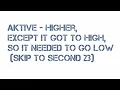 Higher - Aktive (Remix) [Except it is too high and too low] Headache guaranteed