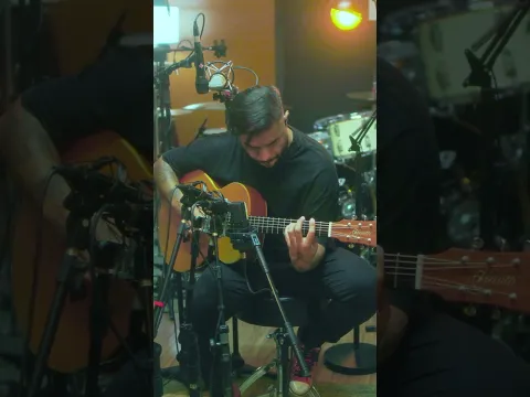 Gravação de "Abrigo" para o álbum acústico!