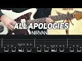 Download Lagu Nirvana - All Apologies (Guitar lesson with TAB)