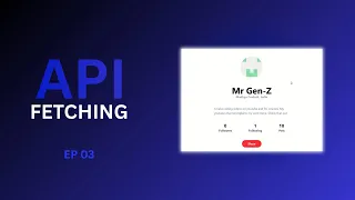 React GitHub Profile Viewer using GitHub API Beginner Friendly Project EP 03