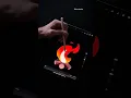 How to animate fire in Procreate