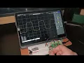Variable-resistance RC circuit transient analysis using Raspberry Pi Pico and Scoppy