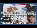 Footstep Sounds on a Third Person Character w BlendTrees Animation Curves Unity Tutorial