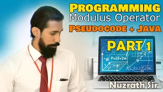 Modulus Operator Pseudocode Java Programming - Part 1