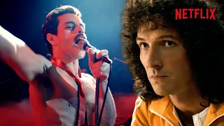 Download Bohemian Rhapsody - We Will Rock You! (Rami Malek) | Netflix MP3