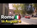 ROME IN AUGUST Walking Through Rome s HOTTEST Summer Day