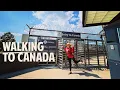 WALKING ACROSS THE RAINBOW BRIDGE TO CANADA Niagara Falls Solo Female Vanlife