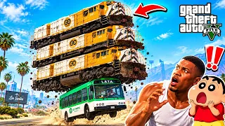 CAN A BUS LIFT A TRAIN?! π±ππ | GTA 5