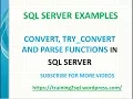 CONVERT TRY CONVERT TRY - CONVERT AND PARSE IN SQL SERVER