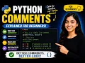 05 Learn Python Comments step by step Write cleaner and better code like a programmer