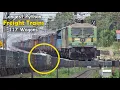 9 in 1 Longest Python Freight Trains 117 Wagons Four Locomotives WAG-9 WAG-5 IndianRailways