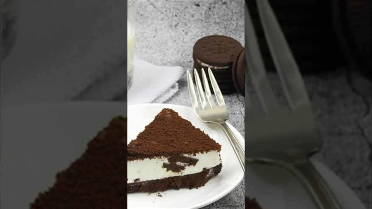 Oreo Cake   No Bake Oreo Cheesecake   Cooking Without Fire #shorts #shortsvideo #shortsfeed #oreo