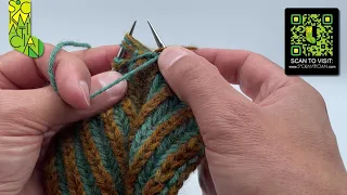 Simple Centred Double Decrease in Double-Knitted Brioche A Sockmatician Tutorial