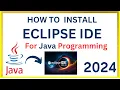 How to Install Eclipse IDE 2024-09 on Windows 11 with JDK 22 2024 Eclipse IDE with JDK 22