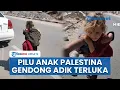 Download Lagu Viral Video Anak Palestina Gendong Adik yang Terluka Tanpa Alas Kaki ke Pengungsian Aman di Gaza