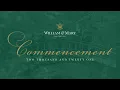 William Mary Commencement 2021 - Government