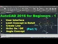 AutoCAD 2016 Tutorial for Beginners - 1 Part 1 of 2