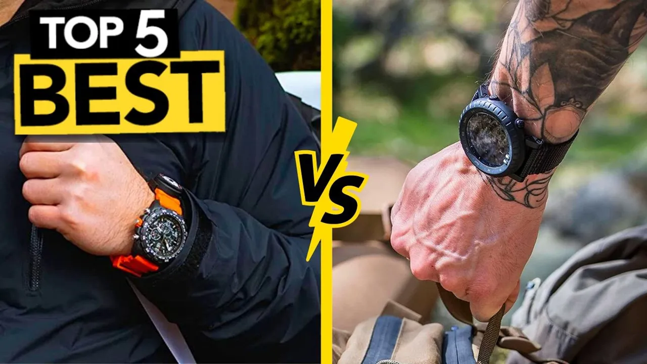 TOP 5 Best Toughest Military Watches for Outdoors & Survival [ 2023 Buyer's Guide ]