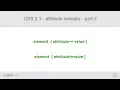 CSS 2 1 - css selectors