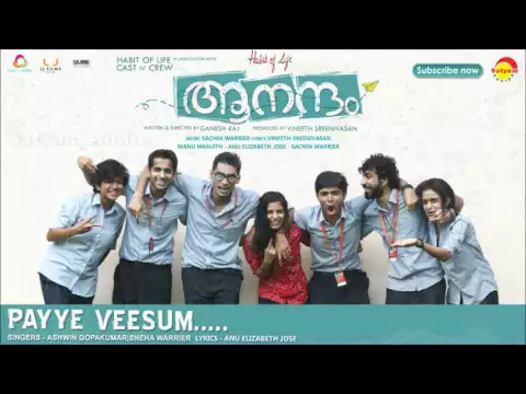 Download MP3 Payye Veesum | Film Aanandam | Music by Sachin Warrier | New Malayalam Songs