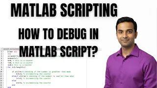 MATLAB TUTORIAL HOW TO DEBUG IN MATLAB SCRIPT