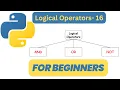 Logical Operators - Python for Beginners