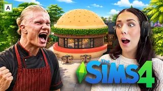 Haaland Driver En Restaurant I Sims