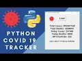 Build a COVID 19 Tracker Using Python With Live Updates