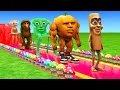 Download Lagu Long Slide Game With Cow Elephant Gorilla Hippopotamus Tiger 3d Animal Game Funny 3d Animals
