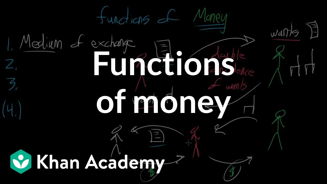 Functions of money | Financial sector | AP Macroeconomics | Khan Academy