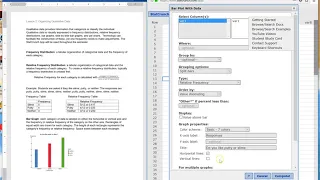 How to create a BarGraph in StatCrunch