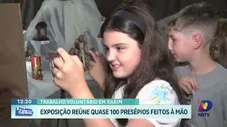 Xaxim abre exposição com quase 100 presépios artesanais para celebrar o Natal