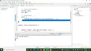 Advance-Java Constructor