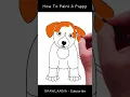 Fun Dog Coloring for Kids Learn Draw and Paint