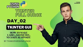 How to make Label Geometry Maxsize Minsize Python Tkinter GUI Tutorial In Hindi Day - 02
