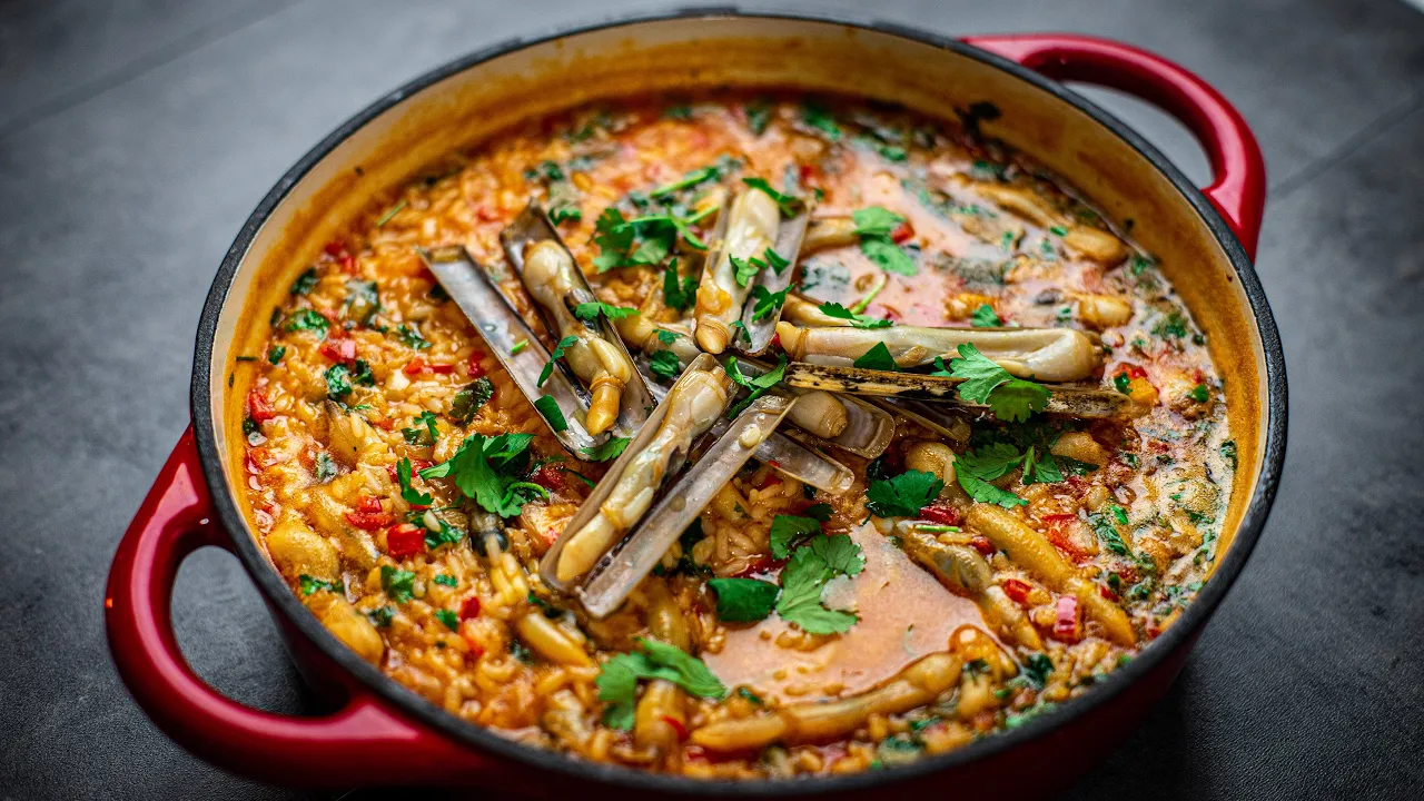 Arroz de Lingueirão... À moda do Tuga ;)...