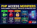 PHP Access Modifiers Explained Public Private Protected OOP Tutorial