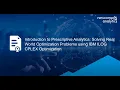 Introduction to Prescriptive Analytics Solving Real World Optimization Problems