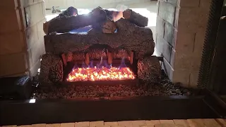 RH Peterson Evening Fyre See Thru Gas Log Set 