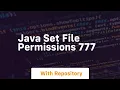 java set file permissions 777