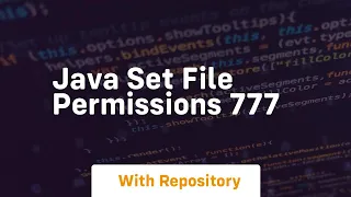 java set file permissions 777