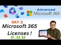 Microsoft 365 Licensing Types of Office 365 licenses and about Ad-On licenses DAY-2