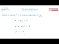 Iteration Rearranging the Equation Part 2 GCSE Maths