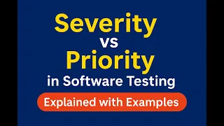 Severity vs Priority in Software Testing Manual Testing Interview Questions With Examples