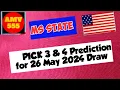 MS Cash 3 4 Per State PREDICTIONS for 26 May 2024 AMV 555
