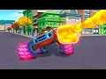 Blaze Defeats the Green Queen & More SUPERHERO Rescues! 👑 w/ AJ | Blaze and the Monster Machines