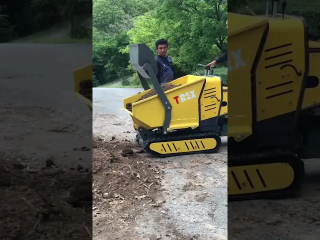 รถบรรทุกตีนตะขาบ T-REX 500KG | เล็กแต่แรง ดัมพ์ไว ลุยได้ทุกงาน