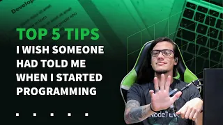 5 Tips I Wish Someone Had Told Me When I Started Programming Programming Erick Wendel